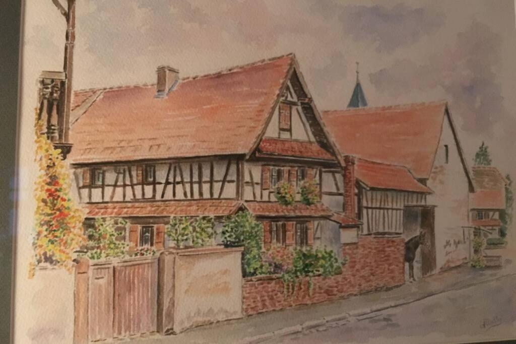 Gite Alsacien Eckwersheim Buitenkant foto